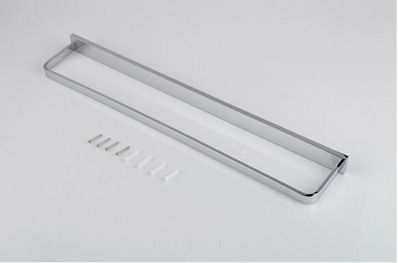 New Design Bathroom Accessories Solid Brass Polished Chrome Single Towel Bar Single Towel Rail Bathroom Towel Holder