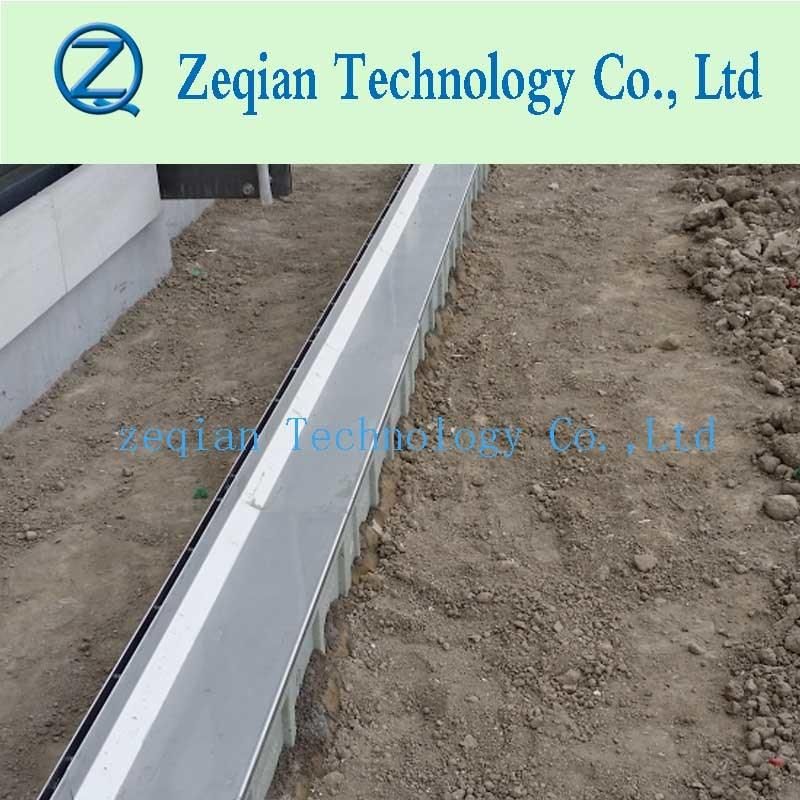 Galvanize Steel Slotted Polymer Edge Drainage Trench Channel for Rain Water