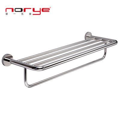 Hotel Towel Rack Stainless Steel Bathroom Accessories Double Layer