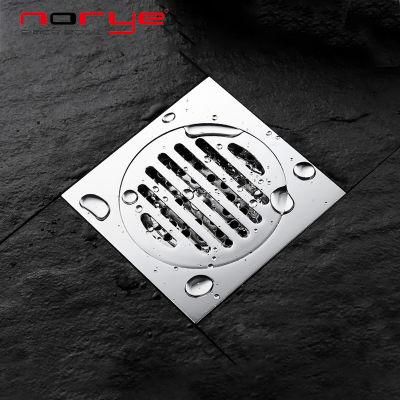 Factory Direct Sales Satin Stainless Steel 304 Floor Drain for Bathroom