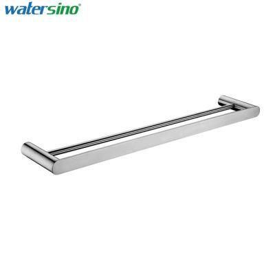 Stainless Steel Double Shower Towel Bar Bathroom Accessories