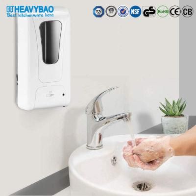 Heavybao 1000ml Automatic Toilet Soap Dispenser Hospital Hand Sanitizer Dispenser