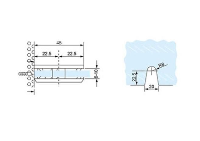 Modern Brass Glass Clamp of Shower Room Accessories Bathroom Hardware Glass Fitting