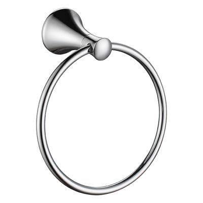 Brass Wall-Mounted Chrome Bathroom Accessory Towel Ring Towel Ring (NC8003)