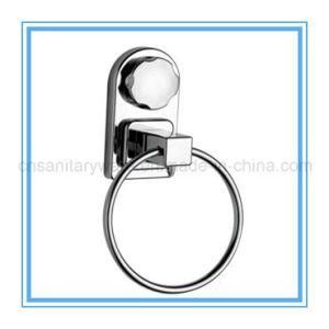Household Hotel Bathroom Accessories Wall Mounted ABS Chromed Towel Ring