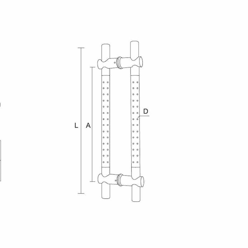 Hi-847A Stainless Steel High Qualiy Glass Door Handle