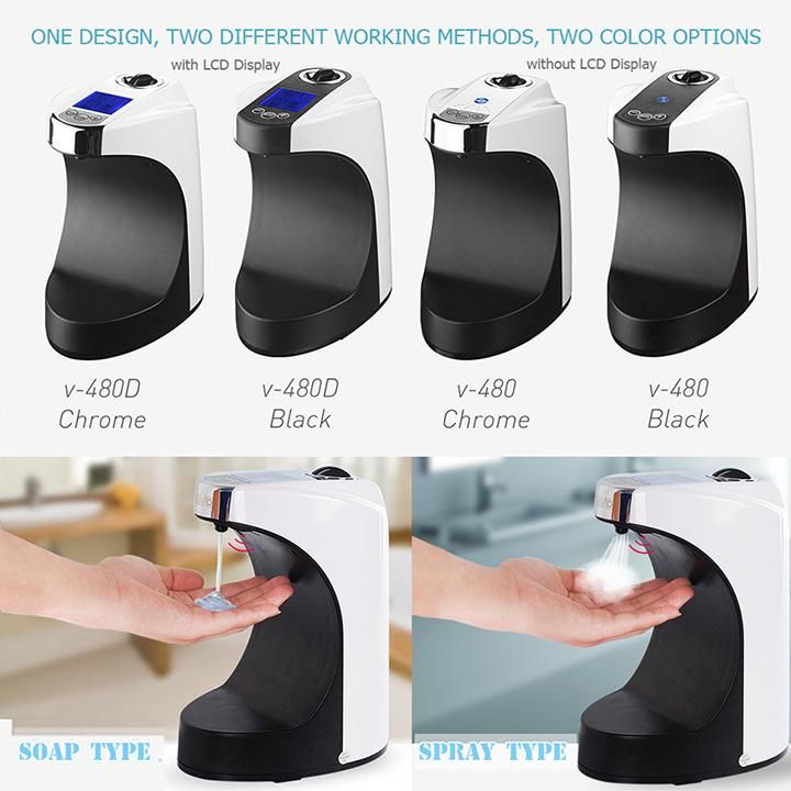 Washroom Wall Mounted Automatic Alcohol Hand Sanitizer Dispenser