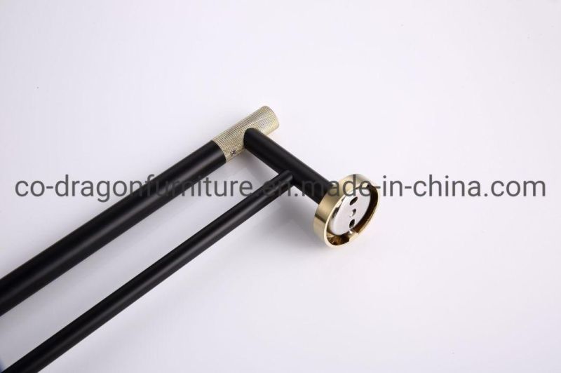 Hotel Brass Bathroom Accessories Wall Mount Double Towel Bar