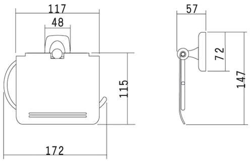Big Sale Bathroom Accessories Stainless Steel Paper Holder
