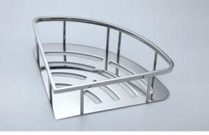 High Quality Bathroomstainless Steel Corner Shower Basket Corner Storage Shelf