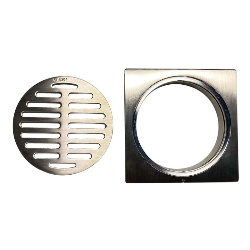 Stainless Steel Square Floor Drain Cleanout for Shower Drain CF-120