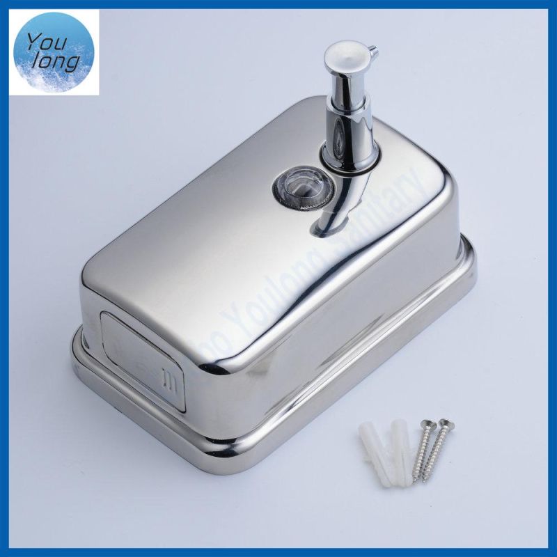 China Hot Selling 500ml~800ml~1000ml Stainless Steel 304 Hand Liquid Soap Dispenser