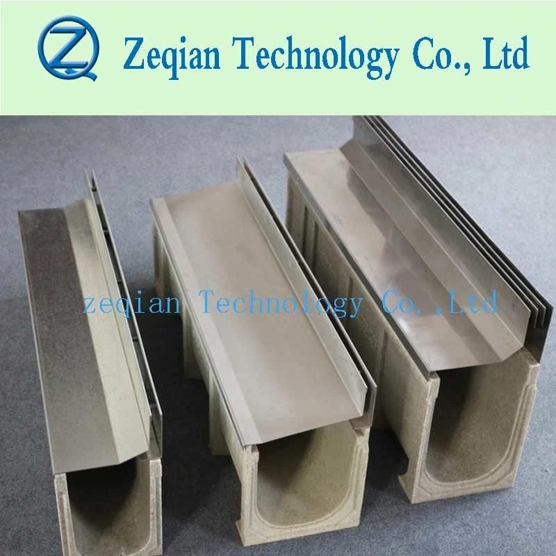Polymer Concrete Rainwater Drain Trench/Linear Drain with Sloting Cover