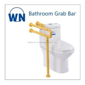 Stainless Steel with Nylon Bathroom Handle Wall Mount Toilet Handicapped safety Grab Bar