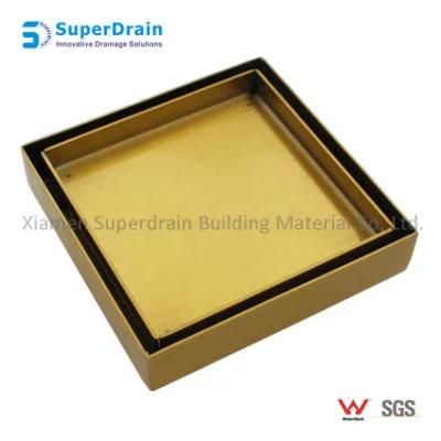 Square Shower Waste Trap Cover Filter Grate Bathroom Sink Fitting China Supplier