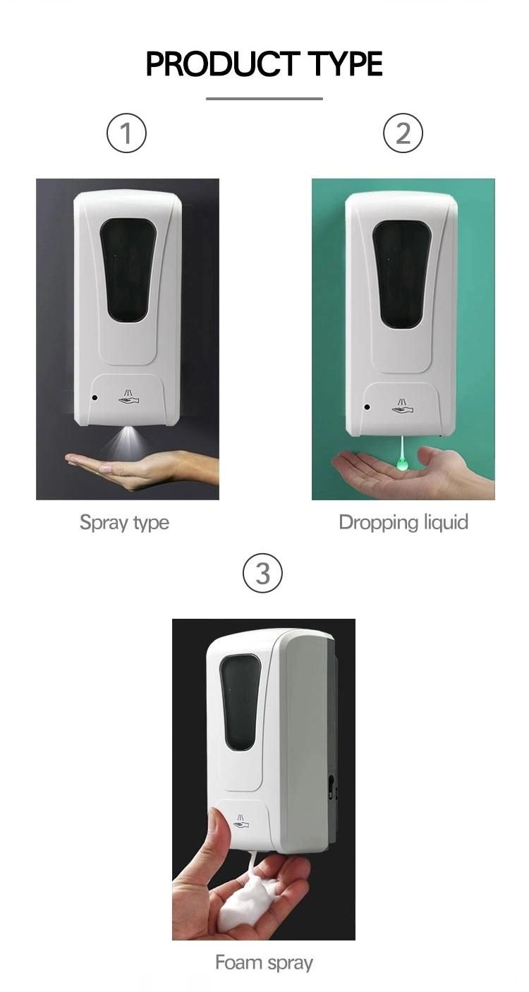 Plastic Sanitizer Automatic Touchless Liquid Soap Dispenser