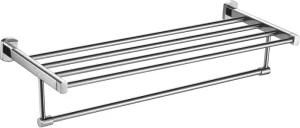 Stainless Steel Double Towel Rail Towel Bar Stainless Steel Towel Bar with Shelf