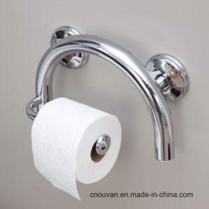 Grab Bar Toilet Paper Holder with Grips and Anchor