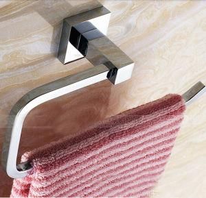 Wall Mounted Brass Towel Ring Chrome Finish 6309