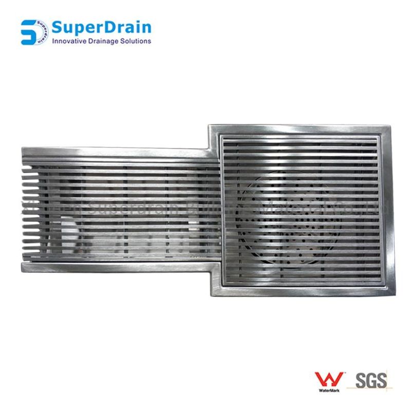 Stainless Stee Sliver Shower Floor Drain Cover for Bathroom Kitchen Food Industry