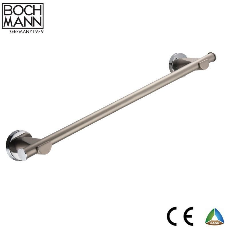 Bathroom Accessory Zinc Metal Single Towel Bar