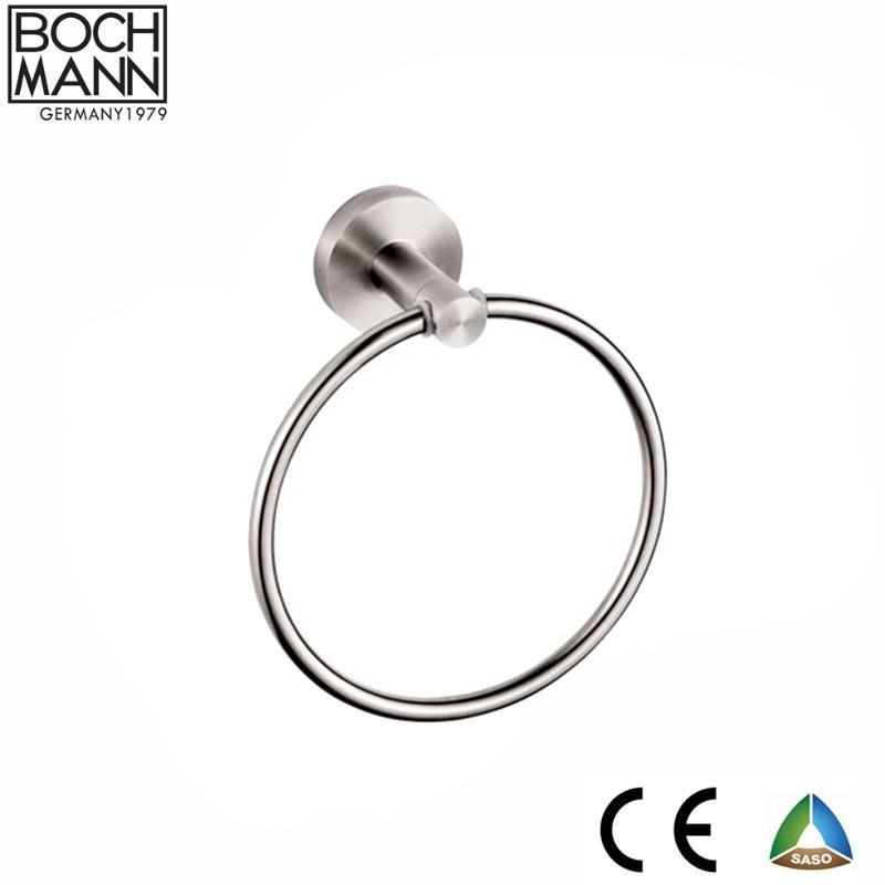 304 Stainless Steel Towel Ring and Brush Color Bathroom Accessories