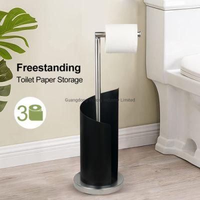 Bathroom Toilet Tissue Paper Roll Storage Holder Stand