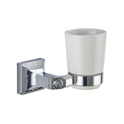 Azeta Modern Bathroom Wall Mounted Chrome Brass Tumbler Holder