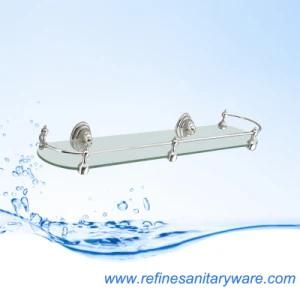 New Bathroom Chrome Finishing Glass Shelf (R3161CJ)