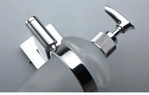 Bathroom Accessory Glass Bottle Wall Mounted Hand Liquid Soap Dispenser