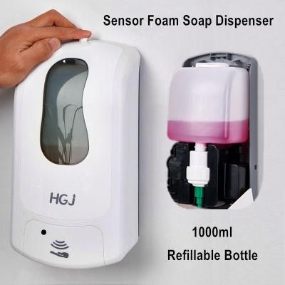 Hospital School Commercial Electric Liquid Spray Foam Hand Wall Auto Soap Dispenser