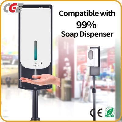 Hand Sanitzer Dispenser Floor Stand Black Soap Dispenser Bracket Soap Dispenser