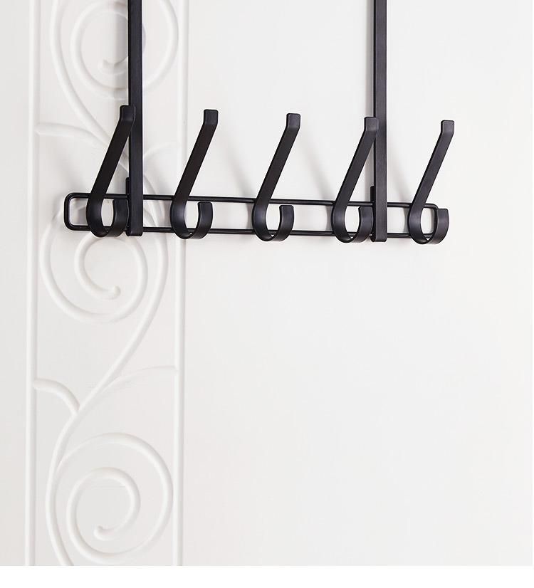 Metal Clothes Towel Hooks White Door Hook for Bedroom Hooks