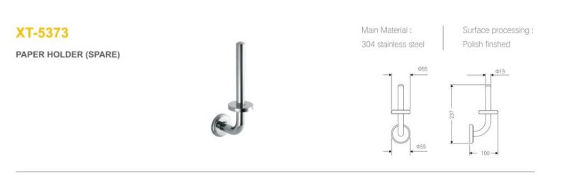 Hot Selling Stainless Steel Toilet Roll Spare Paper Holder