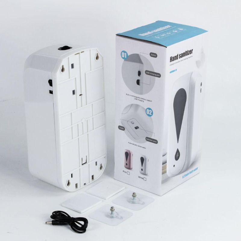 1000ml Refillable Wall Mounted Automatic Liquid Spray Soap Dispensers