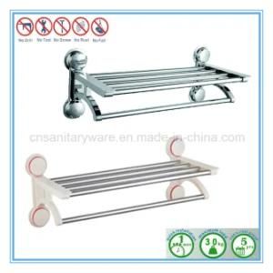 Stainless Steel Bathroom Accessories Towel Rail with Suction Cup