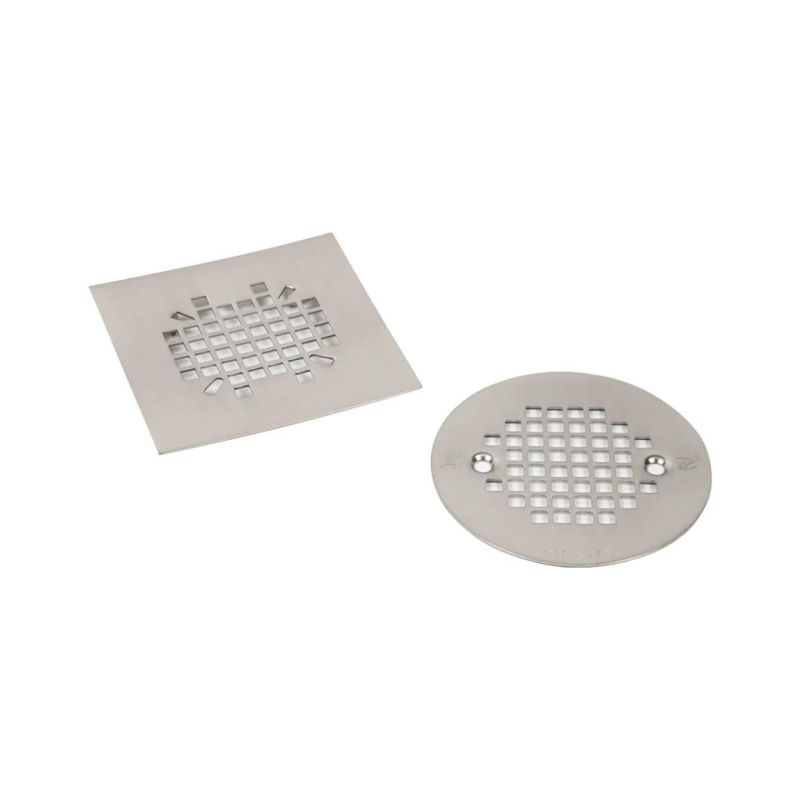 Stainless Steel 304 Nickel Brushed 4" Round Shower Drain