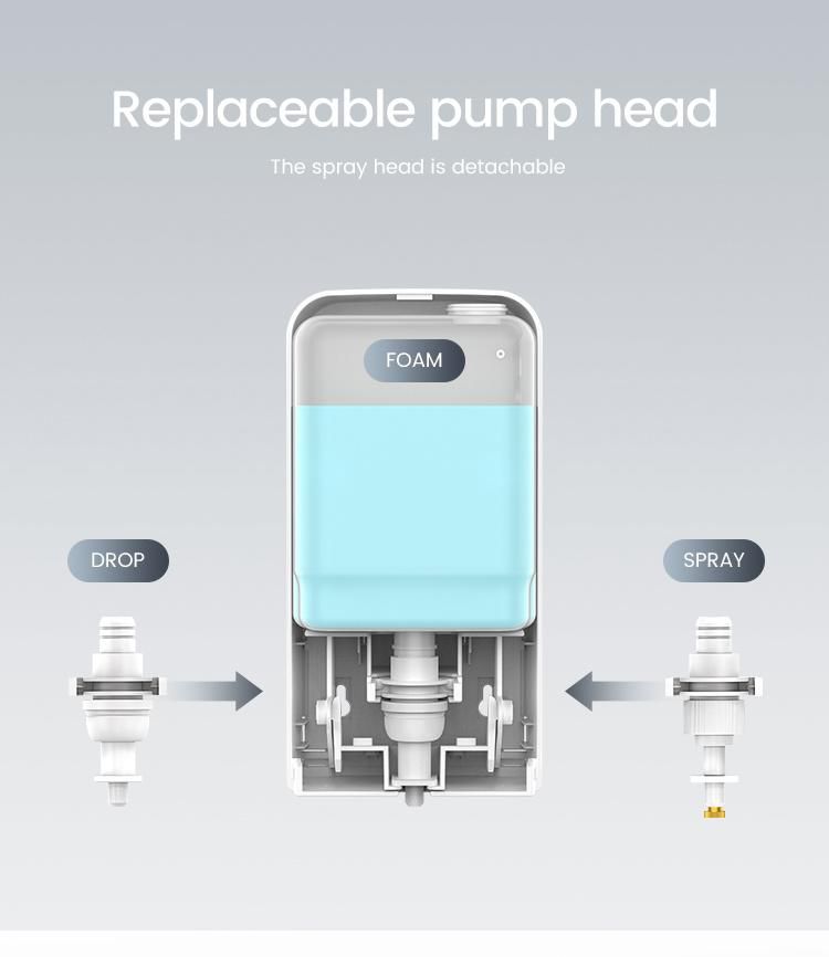 Saige New Arrival Wall Mounted 2000ml Manual Liquid Dispenser