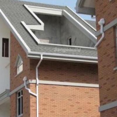 90 Degree Elbow PVC Plastic Rain Gutter Accessories