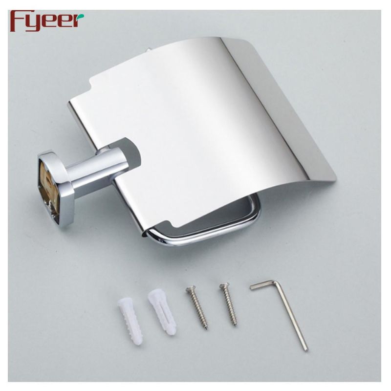 Fyeer High Quality Brass Cute Toilet Paper Holder