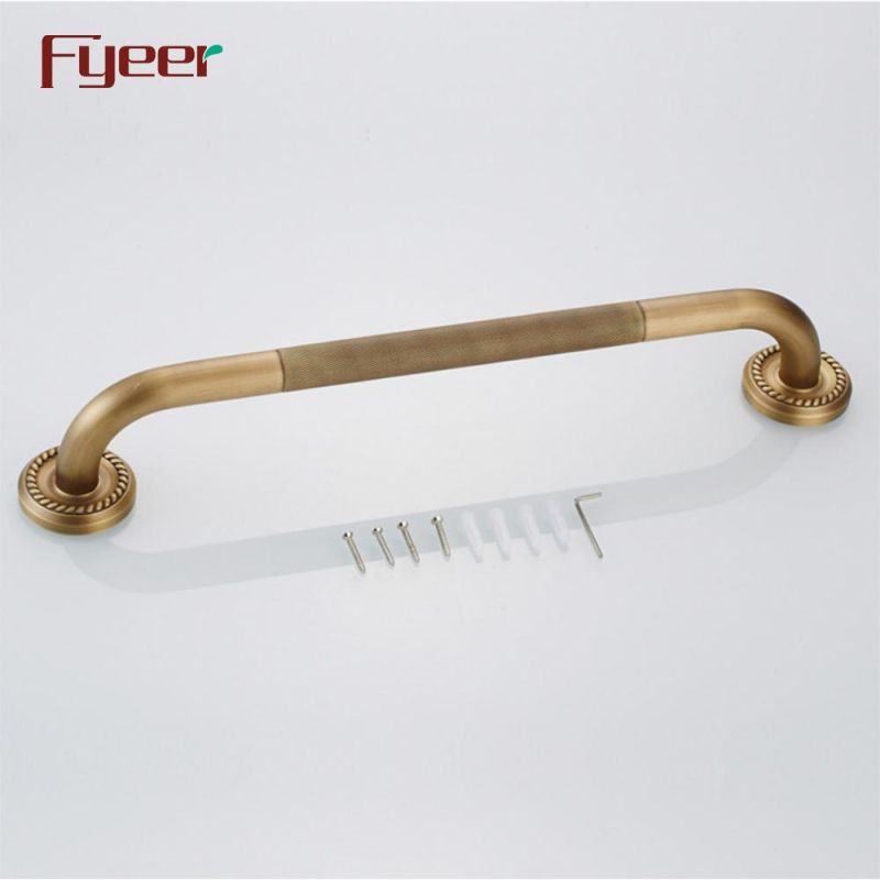 Fyeer Bathroom Accessory Antique Brass Safety Grab Bar