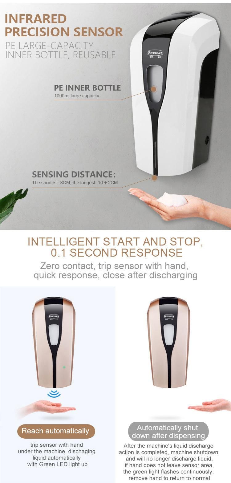 Refillable Wall Mounted Foaming Auto Soap Dispenser