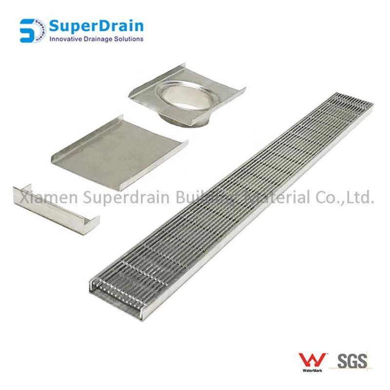 Sdrain Long Stainless Steel Swimming Pool Overflow Drain Cover