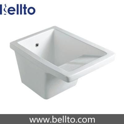 Customized Cheapest Porcelain/Ceramic Laundry Tub