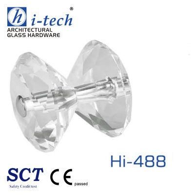 Hi-488 Glass Door Hinge Shower Stainless Steel Knob