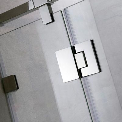 Stainless Steel Glass Shower Doors Hinge Replacement Part Wall-to-Glass