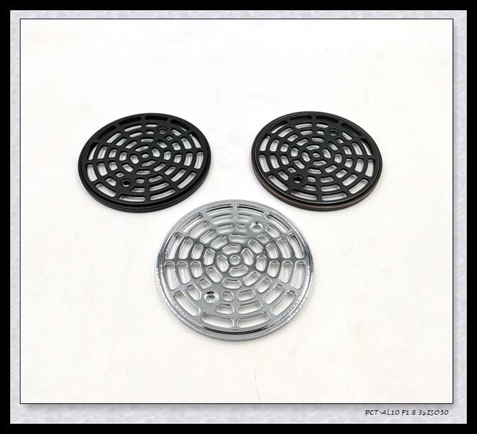 Zinc Alloy Nickel Brushed 4" Round Shower Drain