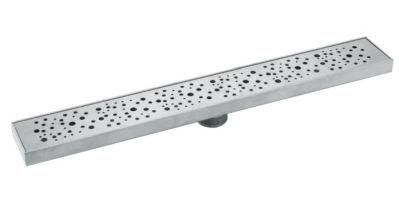 Long Drain Floor Linear Floor Drain Sanipro China Supply Metal Long Bathroom Drain