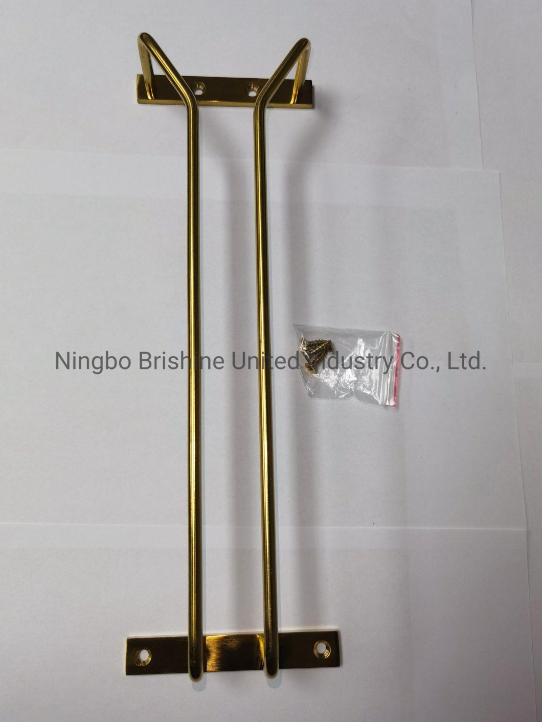 High Quality Brass Gold Bathroom Fittings Towel Rack Accessories