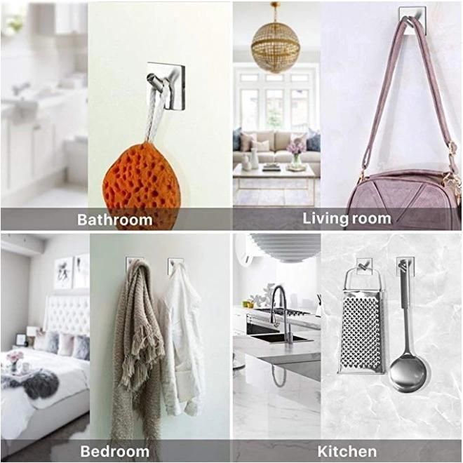 Bathroom Kitchen 3m Adhesive Storage Hooks